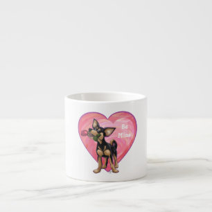Tasse Expresso Chihuahua Saint-Valentin