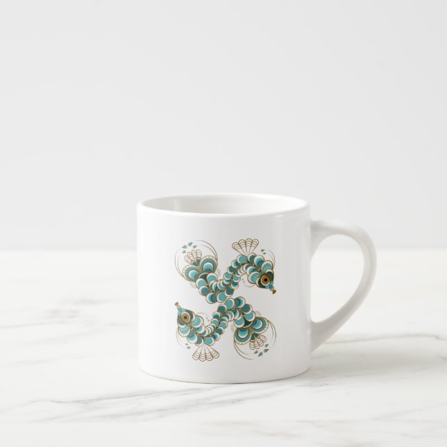 Tasse Expresso Chimera - Peacock Seahorse Espresso Cup (Droite)
