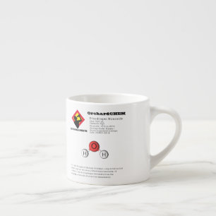 Tasse Expresso Chimie amusante Dihydrogène Monoxyde (H2O)