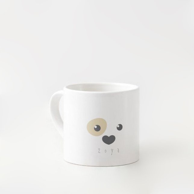 Tasse Expresso Chiot charmant Kids Mug (Créateur téléchargé)