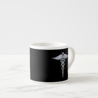 Chrome Comme Caduceus Symbole Médicale