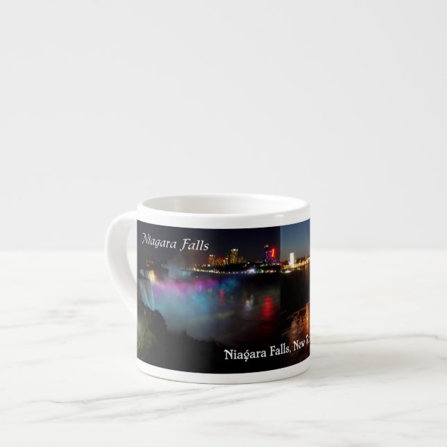 Tasse Expresso Chutes du Niagara mug espresso du pont Peace (Devant gauche)