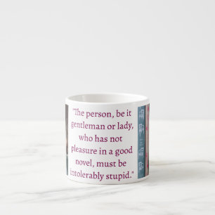 Tasse Expresso Citation de Jane Austen (Bourgogne)