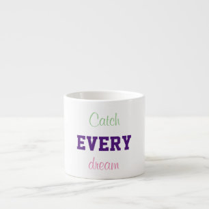 Tasse Expresso Citation de motivation simple et élégante