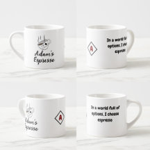 Citation De Nom Personnalisée, Petite Coupe Espres
