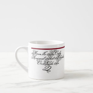 Tasse Expresso Citation de Twain - Rougit Style 90s
