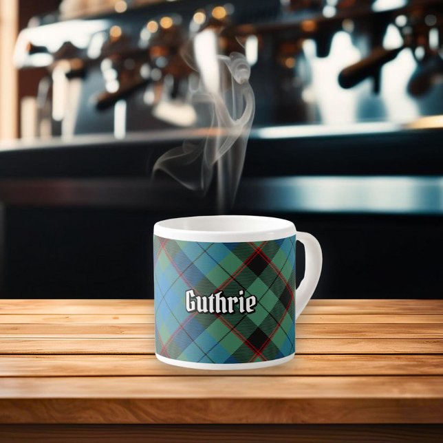 Tasse Expresso Clan Guthrie Tartan (Créateur téléchargé)