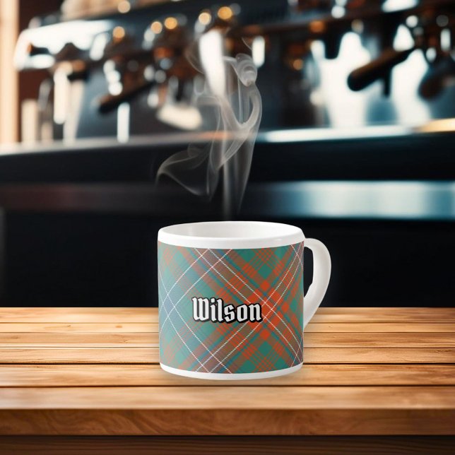 Tasse Expresso Clan Wilson Ancienne Tartan (Créateur téléchargé)
