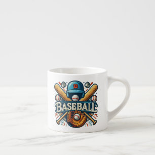 Tasse Expresso Classique Baseball Essentials / Stylish Retro Lege