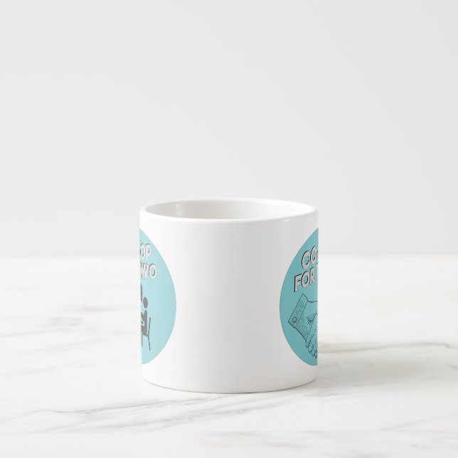 Tasse Expresso Co-op pour deux - Petite mug espresso 6 oz (Devant)
