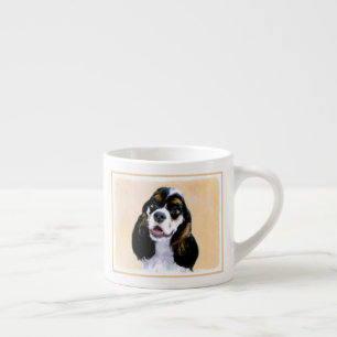 Tasse Expresso Cocker Spaniel (Parti) Peinture - Art Chien origin