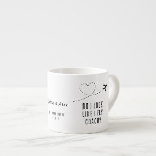 Tasse Expresso Coeur Ai-Je L'Air De Voler Économie Sarcastique BF