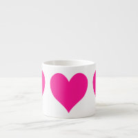 Coeur rose profond mignon