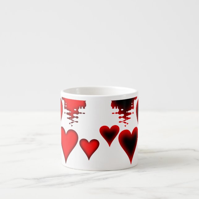 Tasse Expresso Coeurs (Devant)