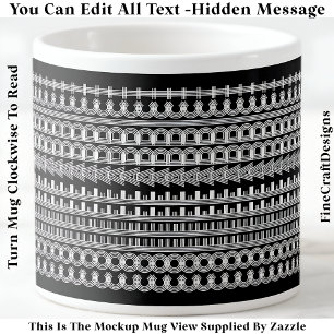 Tasse Expresso Coffee Addict Message caché Grosse nouveauté 111W