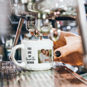 Tasse Expresso Collage moderne Couple Photo & Romantic Love Citat