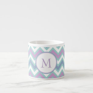 Tasse Expresso Coloré Zigzag Chevron