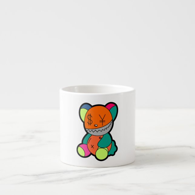 Tasse Expresso Colorful bear (Devant)