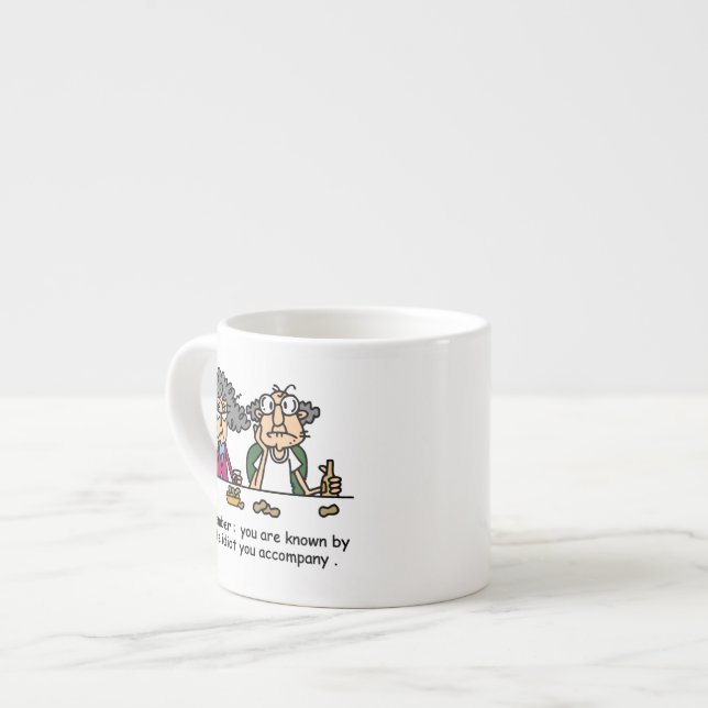 Tasse Expresso Compagnie Idiot (Devant gauche)