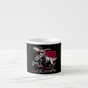 Tasse Expresso Conception de rage de joueur de T-Rex terminée