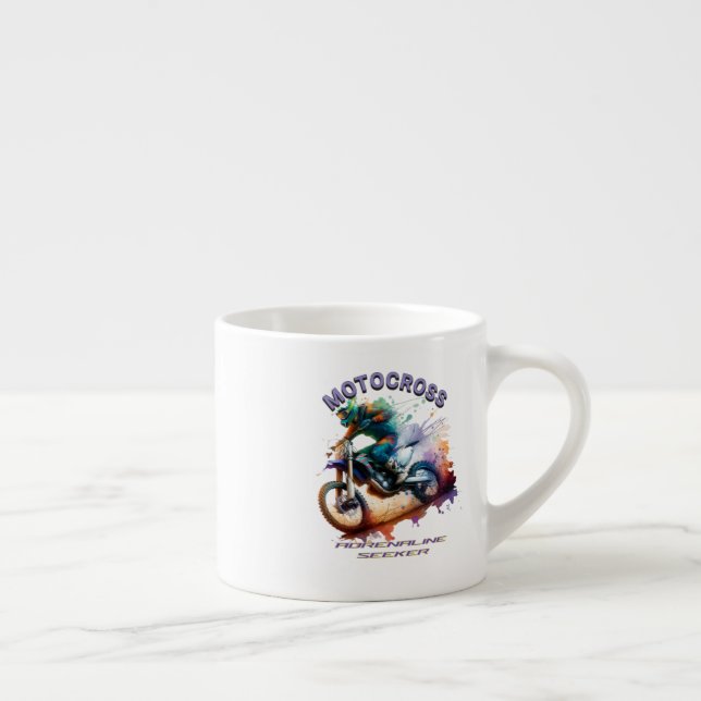 Tasse Expresso Conception "Motocross" (Droite)