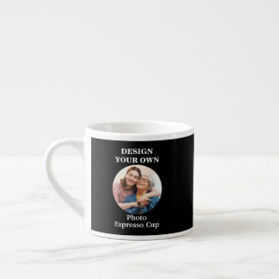 Tasse Expresso Concevez votre propre photo noire