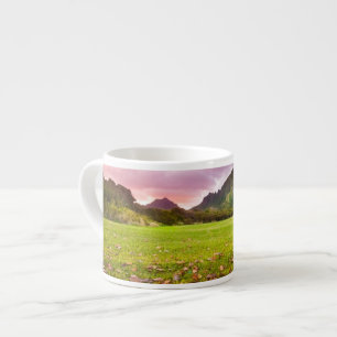Tasse Expresso Coucher du soleil jurassique