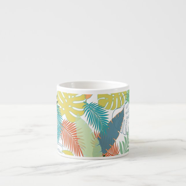 Tasse Expresso Couleur d'arrière - plan de PixDezines (Devant)