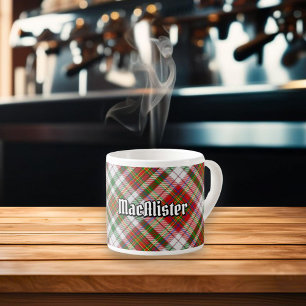 Tasse Expresso Coupe Clan MacAlister Tress Tartan Espresso