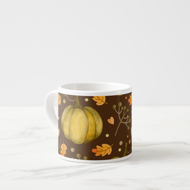 Tasse Expresso Coupe d'Espagne Citrouille d'or (Devant gauche)