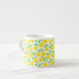 Tasse Expresso Coupe d'Espresso aux citrons jaunes