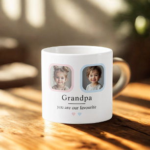 Tasse Expresso Coupe d'Espresso Grandpa personnalisée avec 1 Gran