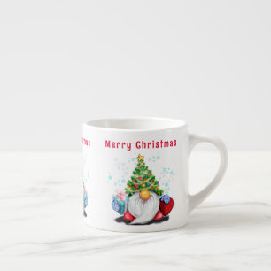Tasse Expresso Coupe Gnome Espresso de Noël