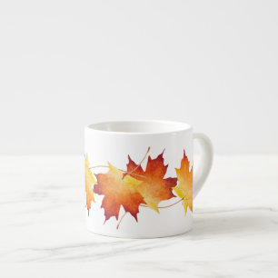 Tasse Expresso Couple d'érable sur une Mug d'Espresso (1)