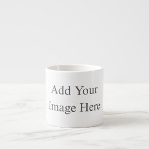 Tasse Expresso Créez votre propre blanc 