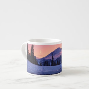 Tasse Expresso Crépuscule, Tarn et croissant de lune