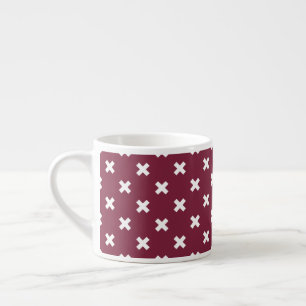 Tasse Expresso Croix blanche sur mûrier