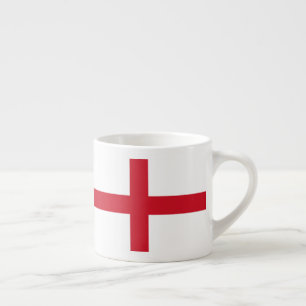 Tasse Expresso Croix de St George ~ Drapeau d'Angleterre