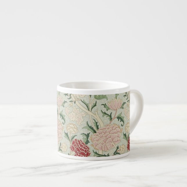 Tasse Expresso Cru floral de Pre-Raphaelite de William Morris (Devant droit)