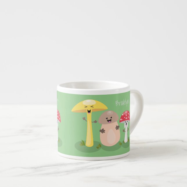 Tasse Expresso Cute kawaii champignon champignon toadstool (Devant droit)