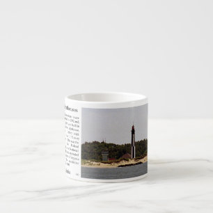 Tasse expresso de l'histoire du phare du cap Henry