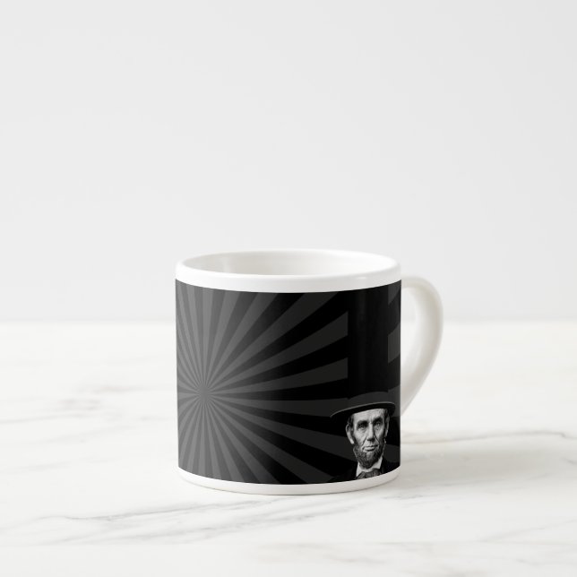 Tasse Expresso Déclaration de mode présidentielle Abraham Lincoln (Devant droit)