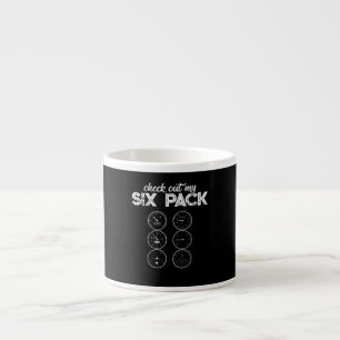 Tasse Expresso Découvrez Mon Six Pack Pilote Aviation Drôle Gym F