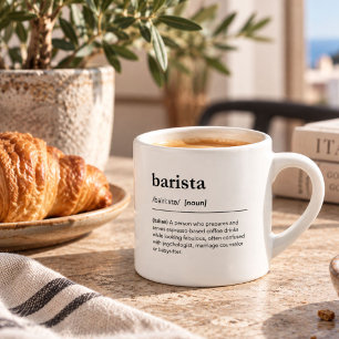 Tasse Expresso Définition drôle de barista dictionnaire de café m