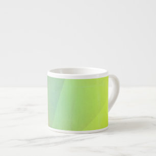 Tasse Expresso Dégradé géométrique jaune moderne