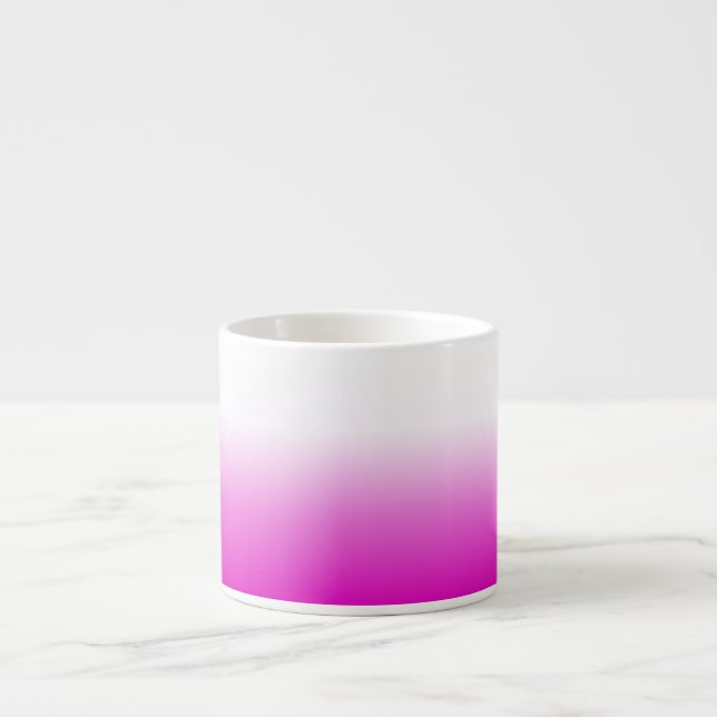Tasse Expresso Design Arrière - plan rose Ombr Gradient-60416 (Devant)