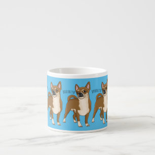 Tasse Expresso Dessin de Chihuahua pour chien