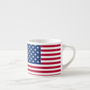 Tasse Expresso Dessin de fierté de drapeau américain USA