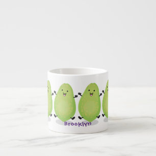 Tasse Expresso dessin de la patte papaye de Cute kawaii