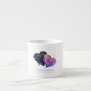 Tasse Expresso Deux Coeurs Mug romantique